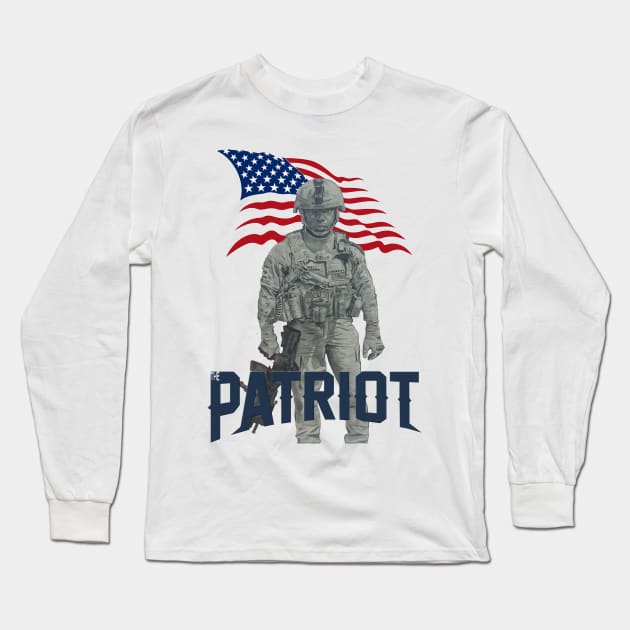 The Patriot Long Sleeve T-Shirt by keshanDSTR